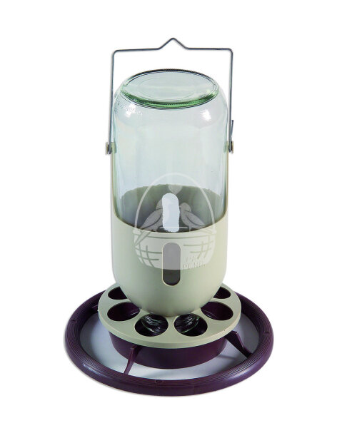 Fontaine / Volierentränke Glas 1l braun