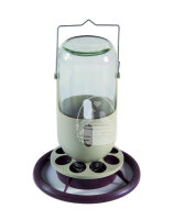 Fontaine / Volierentränke Glas 1l braun