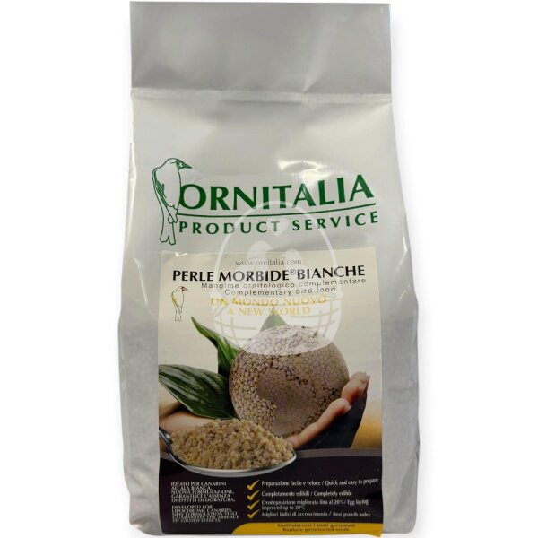 Ornitalia Perle Morbide Bianche 800g