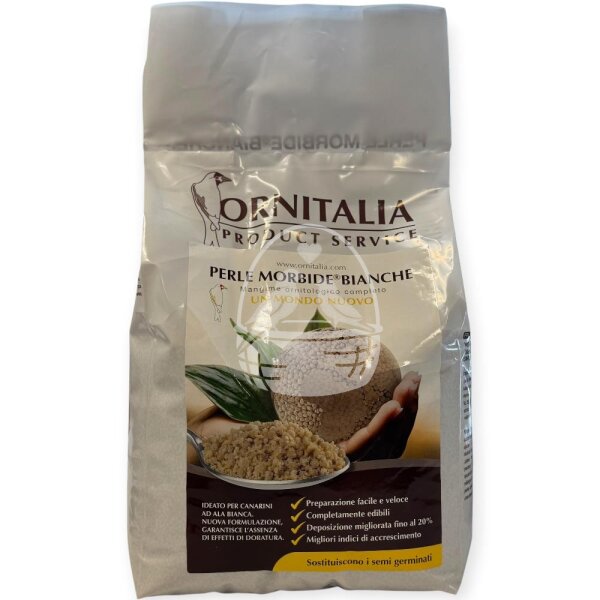 Ornitalia Perle Morbide Bianche 4kg