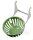 STA N018V Nest mit Halter, grün