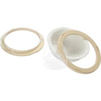 STA I043B Padhalter mit Polyesternest weiß