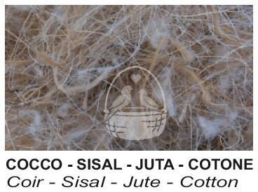 Nestmaterial Sisal Fibre 06CSJC Cocco-Sisal-Juta-Cotone 1000g