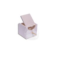 Exotennest aus Holz 12x12x11cm