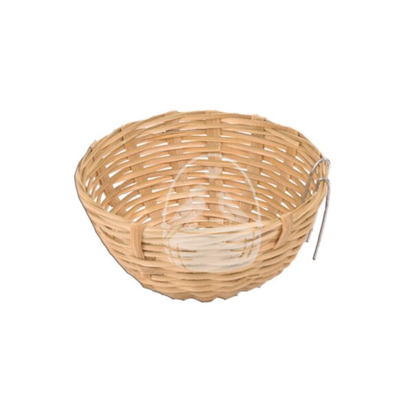 Bambusnest mit Haken 10cm
