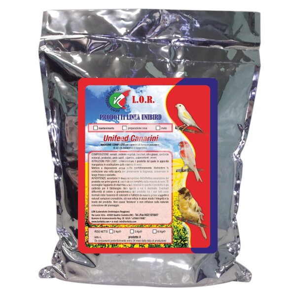 L.O.R Unifeed für Kanarienvögel Erhaltungsfutter 10kg