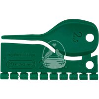 Kunststoff Farbringe/Markierungsringe 2,5mm dunkelgrün