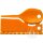 Kunststoff Farbringe/Markierungsringe 2,5mm orange