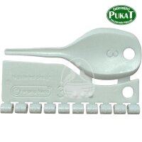 Kunststoff Farbringe für Kanarien 3,0mm weiß