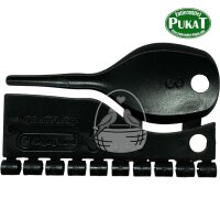 Kunststoff Farbringe für Kanarien 3,0mm schwarz