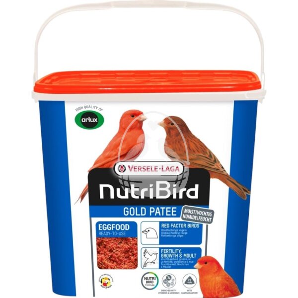 NutriBird Gold Patee Rotfaktorige Vögel 5kg